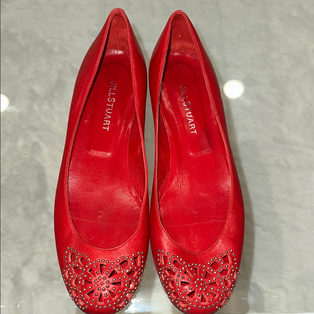 Jill‎ Stuart vintage studded Ballet flat womens 8